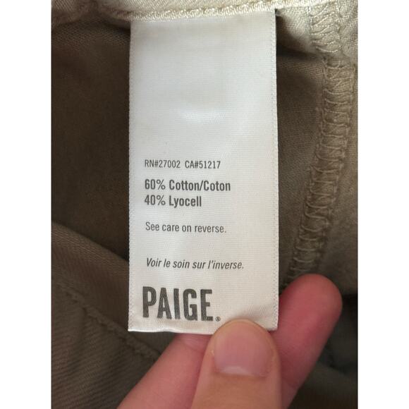 PAIGE Dion Cargo Utility Pant beige size 25 - Picture 7 of 9